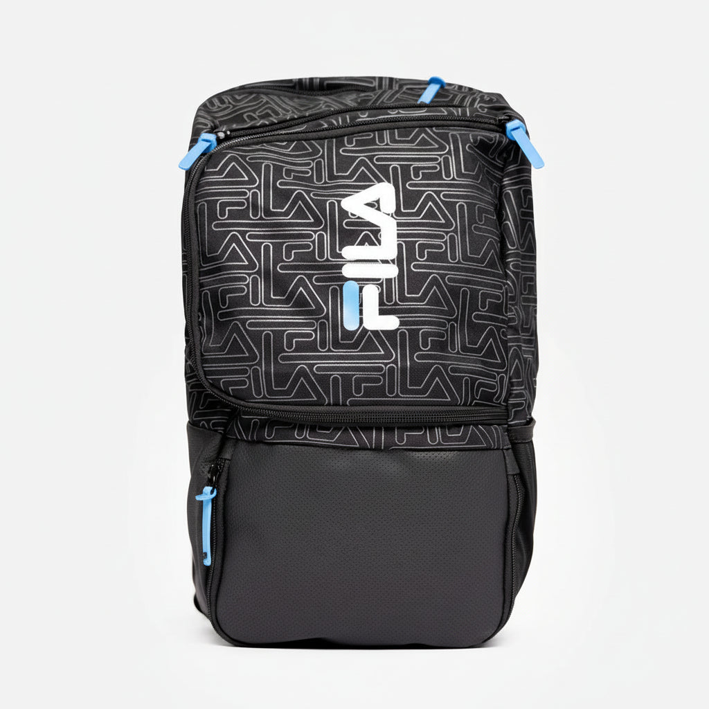 FILA Fabio Padel Bag - Black/Cyan