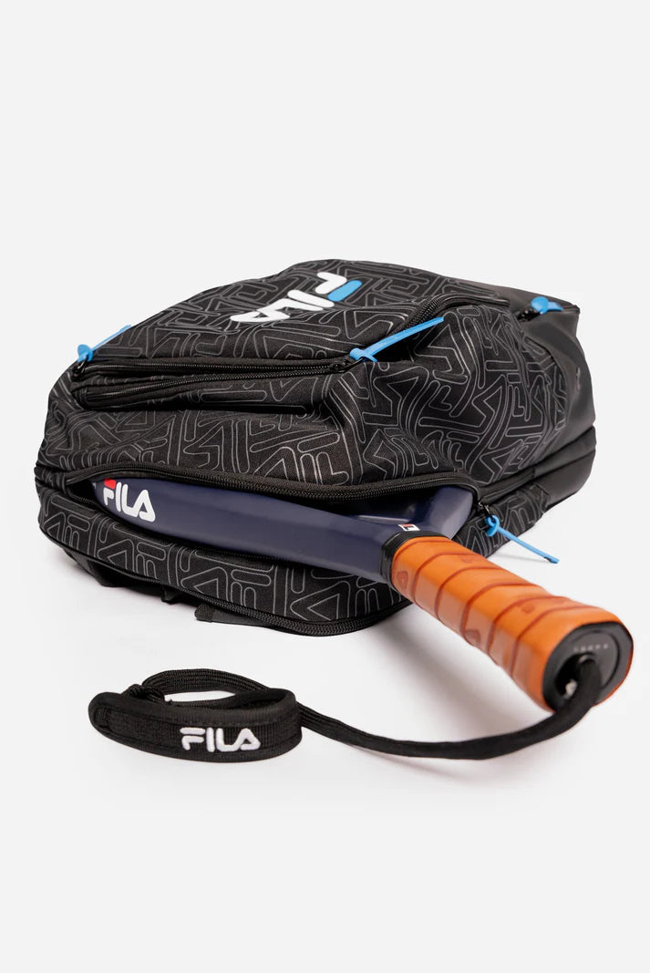 FILA Fabio Padel Bag - Black/Cyan