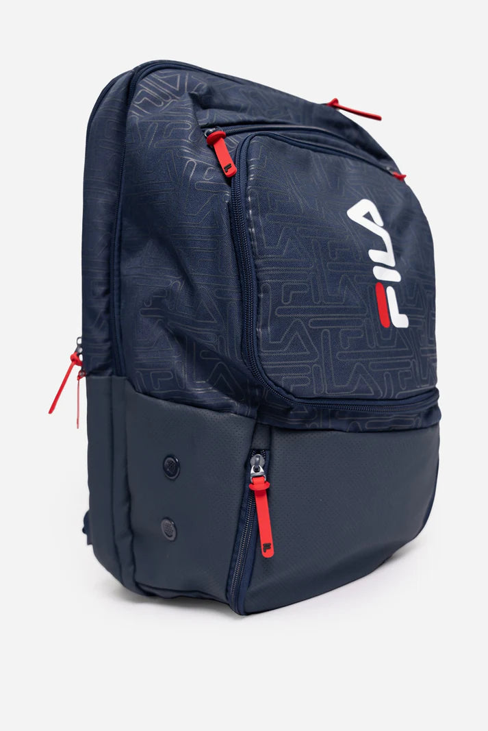 FILA Fabio Padel Bag - Blue/Red