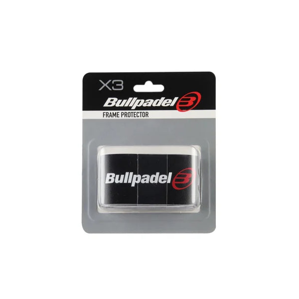 Bullpadel Black Frame Protectors (Pack of 3)